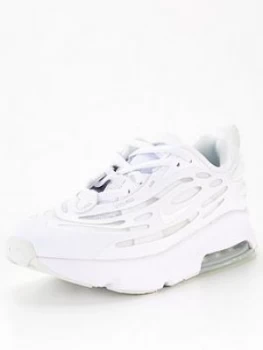 Image of Nike Air Max Exonsense Childrens Trainer, White, Size 11