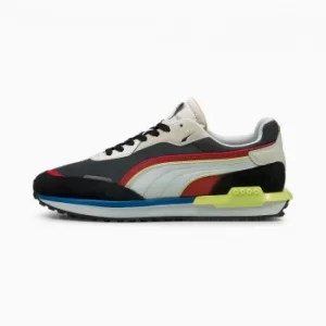 Image of Womens PUMA City Rider Trainers, Black/Ebony Size 10 Shoes