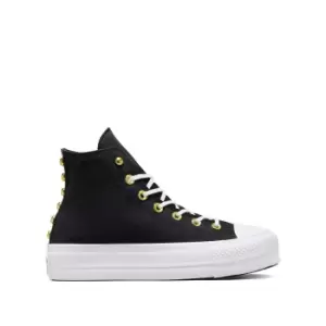 image of All Star Lift Hi Star Studded Canvas High Top Trainers