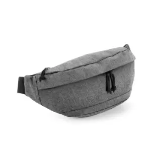 image of BagBase Oversized Across Body Bag (One Size) (Grey Marl)