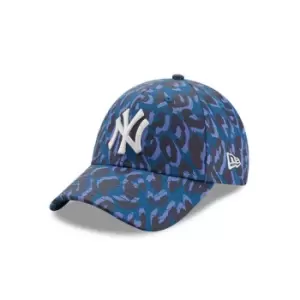 Image of New Era Era All Over Camo Baseball Cap Mens - Blue