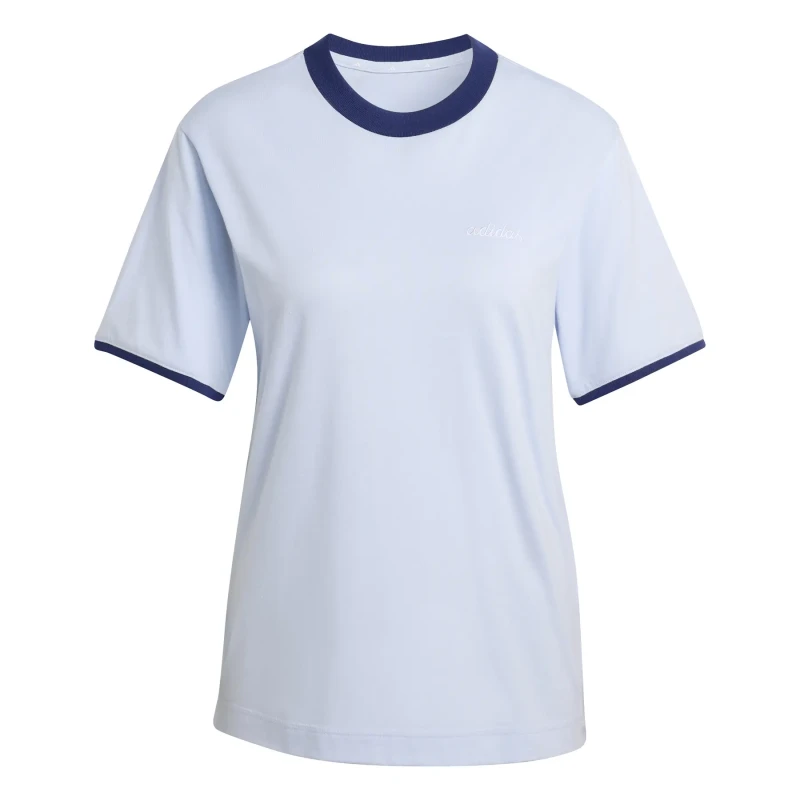Image of Adidas Womens T-Shirt adidas Colorpop Embroidered Bleu Female XL