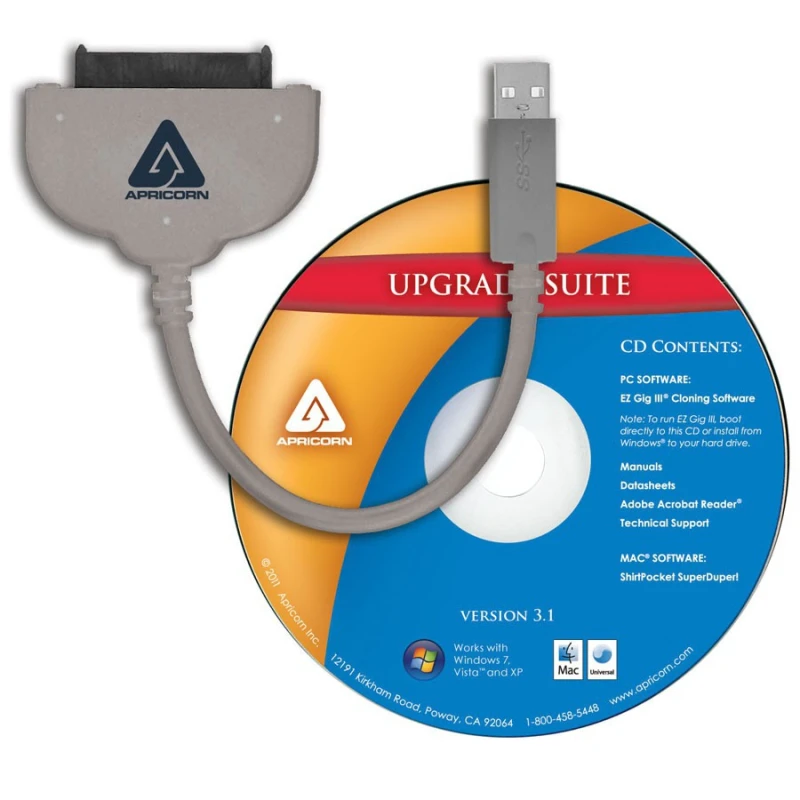 Image of Apricorn ASW-USB3-25 interface cards/adapter