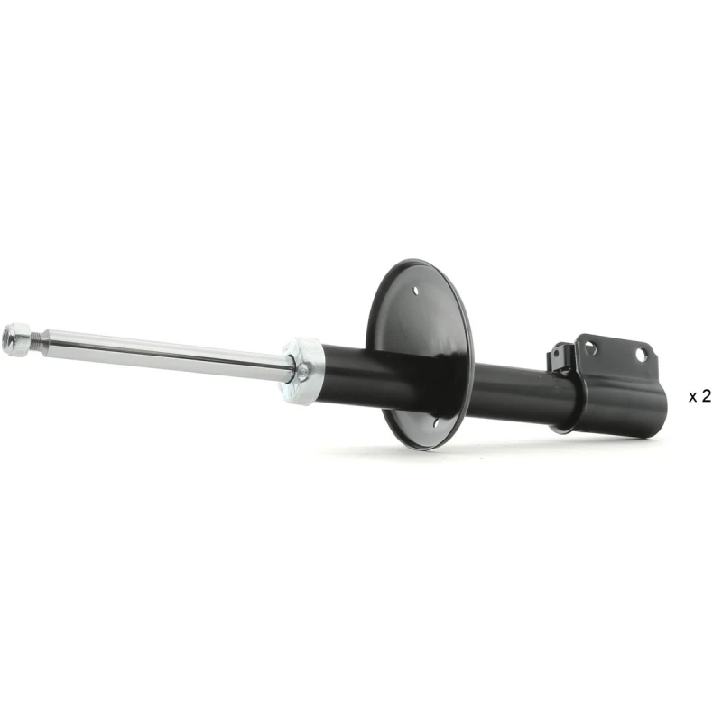 Image of RIDEX 854S18366 Shock absorber Front Axle, Oil Pressure, Twin-Tube, Suspension Strut, Top pin Shock Absorber (854)