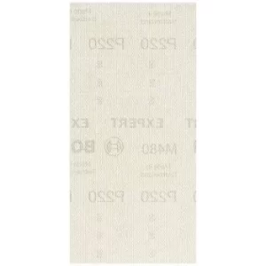Image of Bosch Accessories EXPERT M480 2608900748 Sander mesh sanding disc Unperforated Grit size 220 (L x W) 186mm x 93mm 10 pc(s)