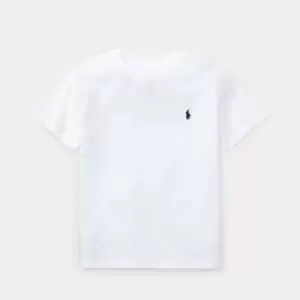 Image of Polo Ralph Lauren Boys' Short Sleeve Small Logo T-Shirt - White - 10-12 Years