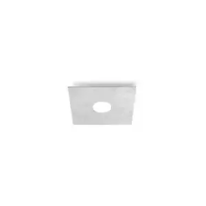 Image of Kolarz SQUARE - Lifestyle Metal Surface Mounted Ceiling Light - Leaf Silver Finish, 1x GX53