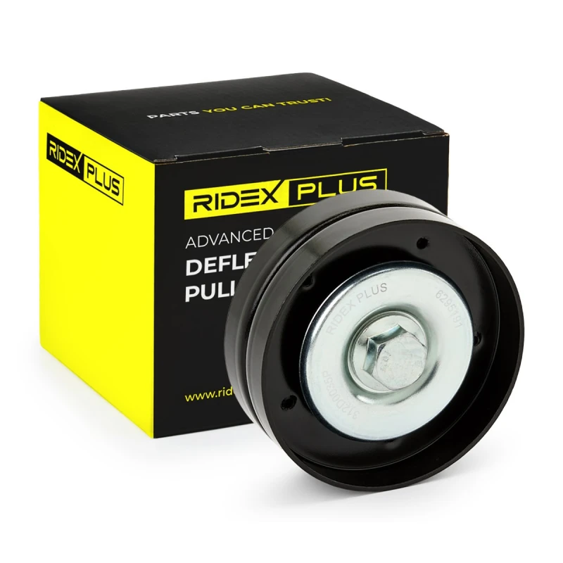 Image of RIDEX PLUS Deflection / guide pulley, V-ribbed belt RIDEX PLUS 312D0035P