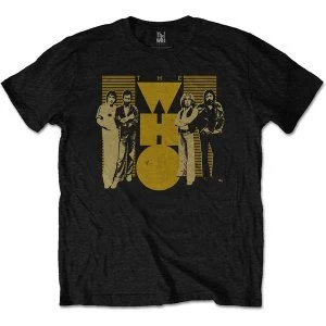 image of The Who - Yellow Unisex Large T-Shirt - Black