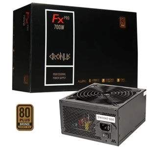 image of Cronus FX PRO 700W 140mm Silent Fan 80 PLUS Bronze PSU UK Plug