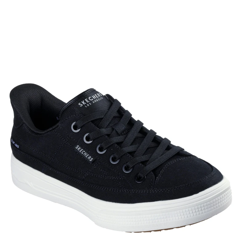 Image of Skechers Arch Fit Arcade - See Ya Ther Slip On Trainers Mens Black male 7 (41)