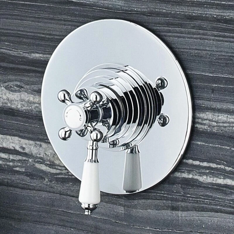 Image of NUIE Nuie - Victorian Concealed Dual Handle Shower Valve - Chrome A3092C