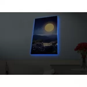 Image of 4570HDACT-072 Multicolor Decorative LED Lighted Canvas Painting