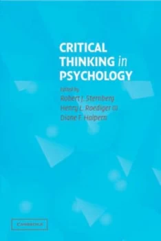 Image of Critical Thinking in Psychology by Robert J. Sternberg Book