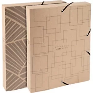 Image of Exacompta Filing Box 59447E 25 x 33cm 40 mm Assorted