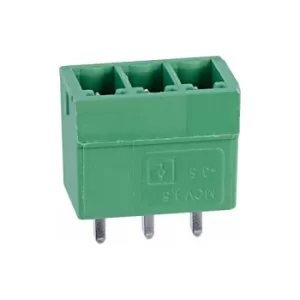 Image of Phoenix Contact 1843619 MCV 1,5/ 3-G-3,5 3 Way Terminal Block Header 8A 3.5mm