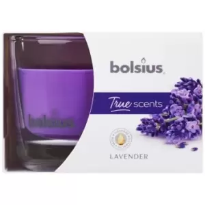 image of Fragranced Candle In A Glass Lavender 63/90 - 101926170477 - Bolsius