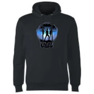 image of Harry Potter Silhouette Attack Hoodie - Black