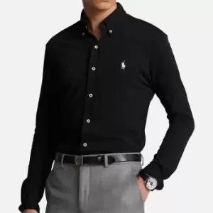 Image of Polo Ralph Lauren Logo-Embroidered Cotton-Pique Shirt - XL