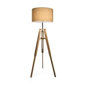 Image of Klimt 1 Light Floor Lamp Natural, E27