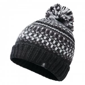 image of Dare2B Agitate II Knit Bobble Beanie - Black/White