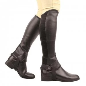 image of Saxon Equileather Half Chaps - Black