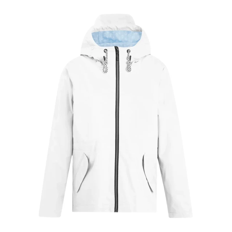 Image of Womens waterproof jacket Regatta Bayletta Blanc Female 40