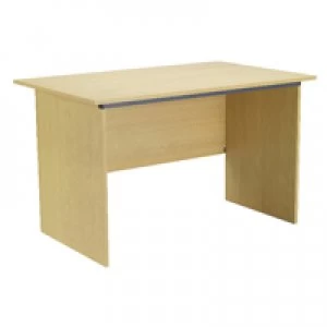 Image of Jemini Intro Panel End Desk 1000mm Ferrera Oak KF74126