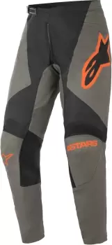 Image of Alpinestars Fluid Speed Motocross Pants, grey-orange, Size 28, grey-orange, Size 28