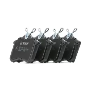 Image of Bosch Brake pad set 0 986 494 597 Brake pads,Brake pad set, disc brake VW,RENAULT,SEAT,GOLF III (1H1),GOLF II (19E, 1G1),PASSAT Variant (3A5, 35I)