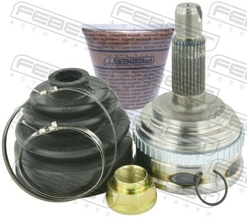 Image of FEBEST 0310-033A50 Joint, drive shaft Front Axle, with ABS sensor ring Joint,drive shaft (236)