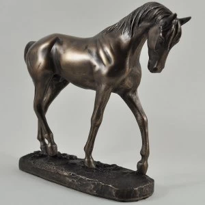 Image of Graceful Horse by David Geenty Cold Cast Bronze Sculpture 17cm