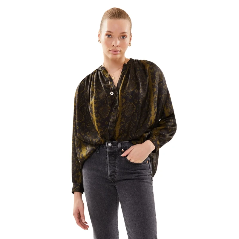 Image of La Petite Etoile Womens blouse La Petite Etoile Arso Noir Female 38