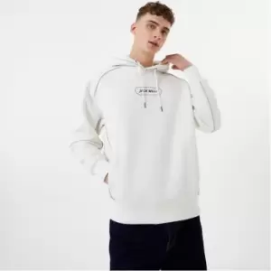 image of Jack Wills Piped Graphic Hoody - Beige