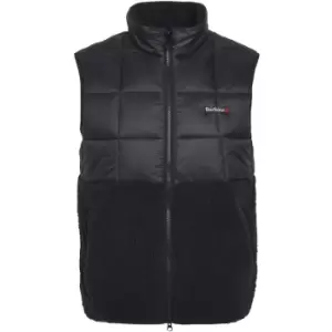 Image of Barbour Mens Fell Fleece Gilet Black Small