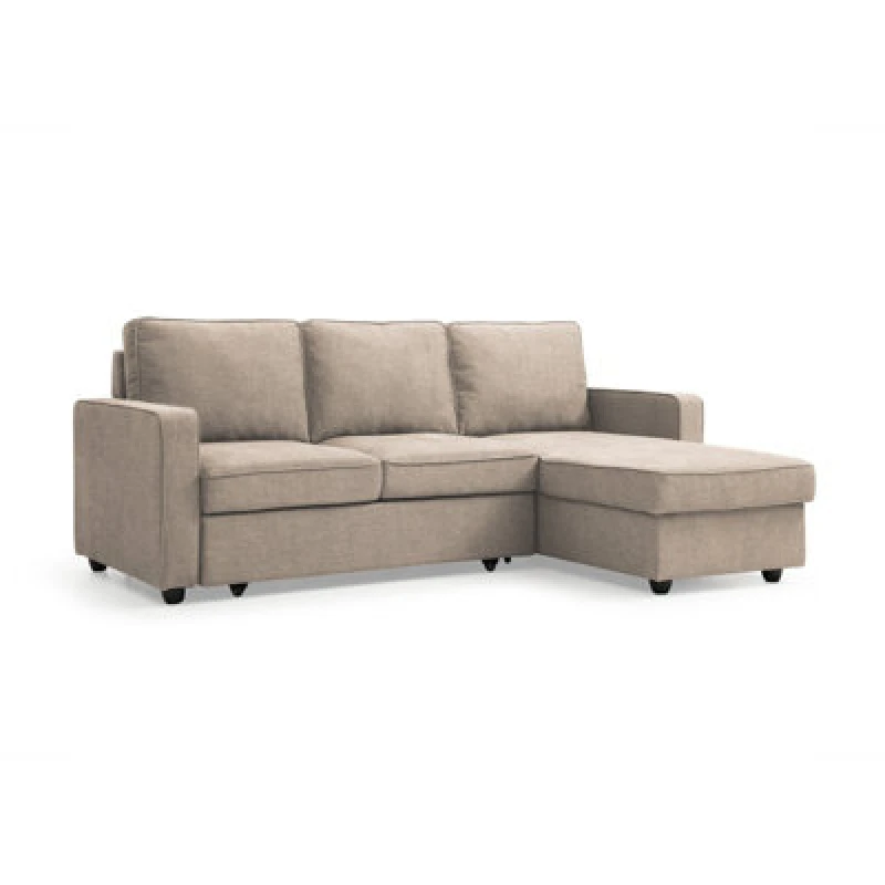 Image of Kyoto Kyoto Noah Fabric Reversible Corner Sofa Bed - Natural