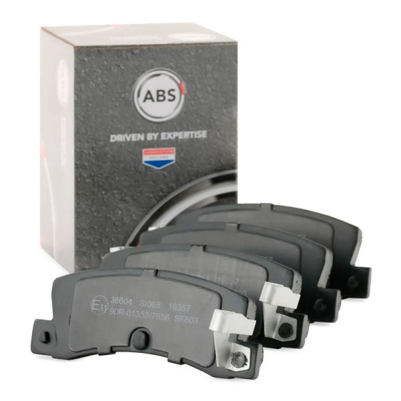 Image of A.B.S. 36604 Brake pad set with acoustic wear warning Brake Pad Set,disc brake (402)