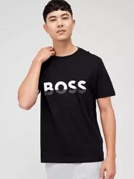 Image of BOSS 1 Logo T-Shirt - Black, Size 3XL, Men