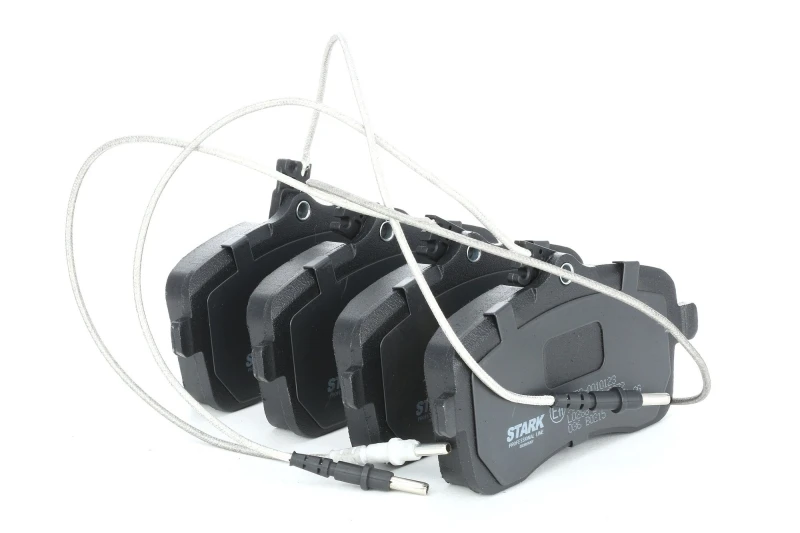 Image of STARK SKBP-0010123 Brake pad set Front Axle, with integrated wear sensor Brake Pad Set,disc brake (402)