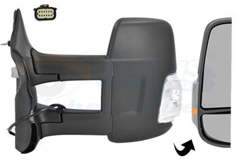 Image of VAN WEZEL Wing mirror VAN WEZEL 1992821