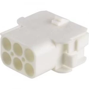 Image of Socket enclosure cable Universal MATE N LOK Total number of pins 6 TE Connectivity 350781 1 Contact spacing 6.35mm 1
