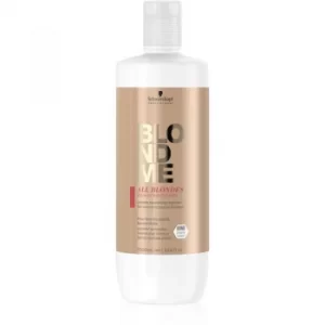 Image of Schwarzkopf Professional Blondme All Blondes Rich Nourishing Conditioner For Coarse Hair 1000ml