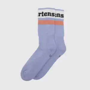 Image of Dr Martens Pale Blue Athletic Logo Sock