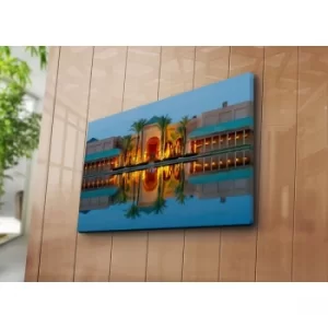 Image of 4570AO-11 Multicolor Decorative Canvas Painting