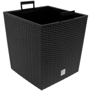 image of Planter Rato Low Anthracite 32x32x33cm