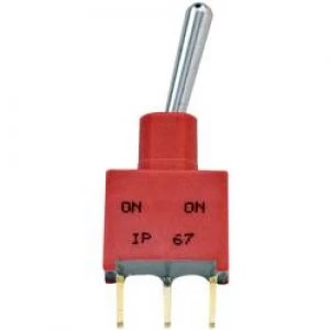 Image of Toggle switch 250 V AC 2 A 1 x OnOffOn TE Connectivity