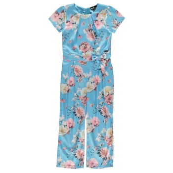 image of Firetrap Jumpsuit Junior Girls - Blue Floral