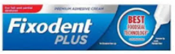 image of Fixodent Plus Food Seal Denture Adhesive Toothpaste 40ml