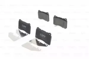 Image of Bosch 0986494395 BP1318 Brake Pad Set Disc Brake Front Axle