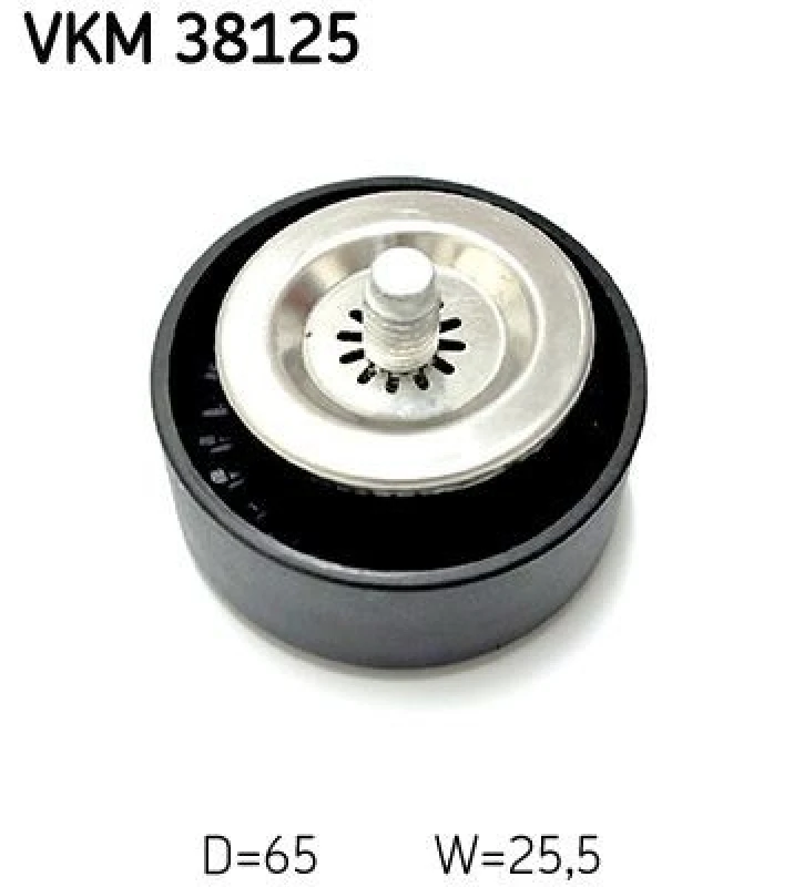 Image of SKF VKM 38125 Idler Pulley Deflection/Guide Pulley,v-ribbed belt (312)
